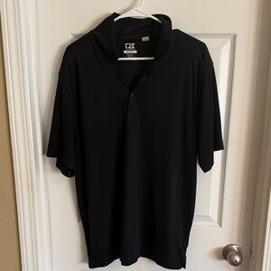Cutter & Buck Men's Classic Black Polo